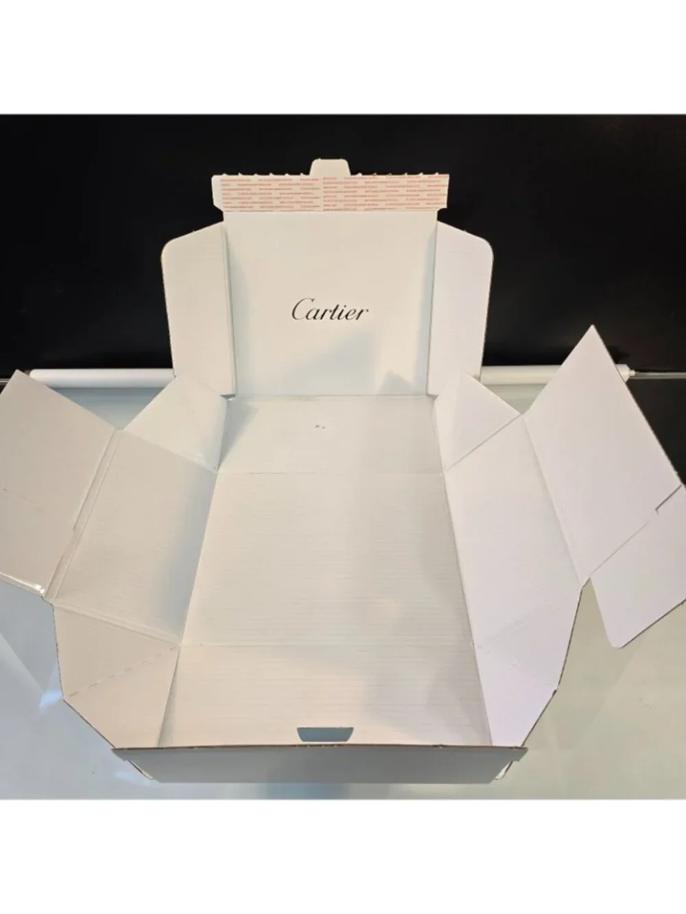 Authentic Cartier Empty White Foldable Box 10.5